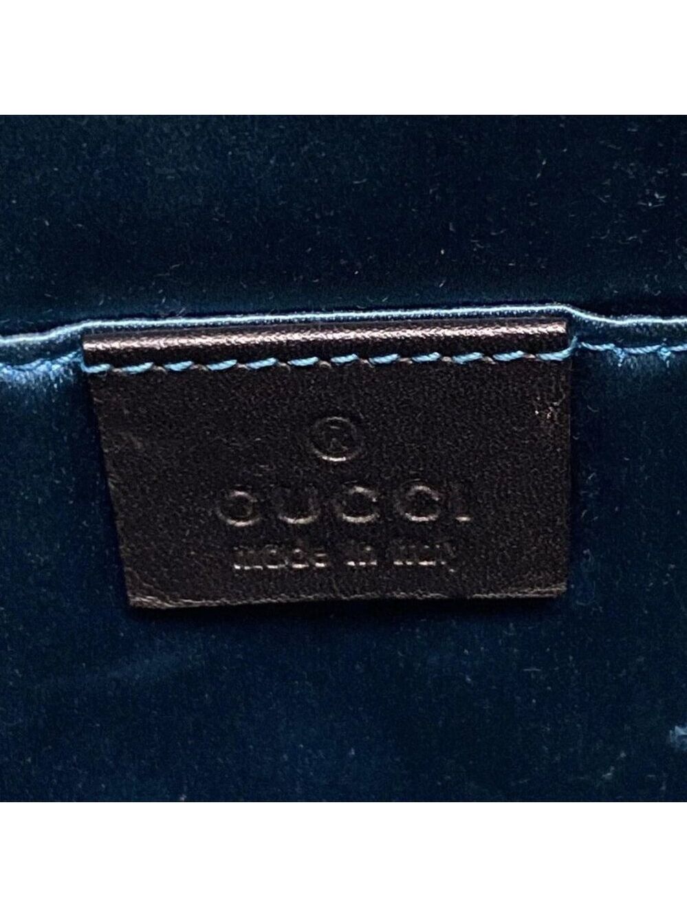 Authentic GUCCI Ophidia Suede Patent Leather Canvas Shoulder Bag br484-120725 - Picture 14 of 16